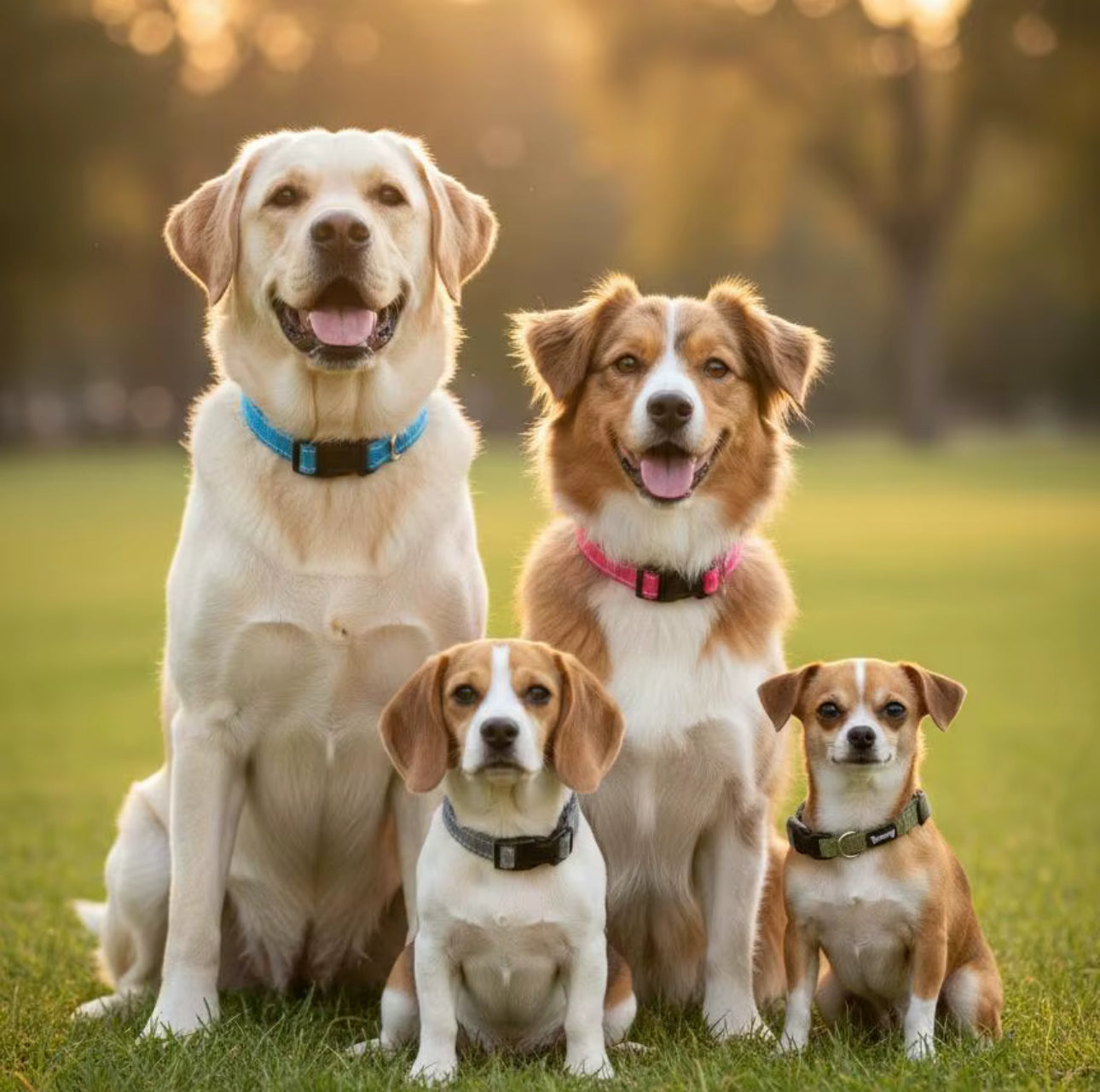 Slitstarkt & bekvämt hundhalsband – justerbart med snabbspänne