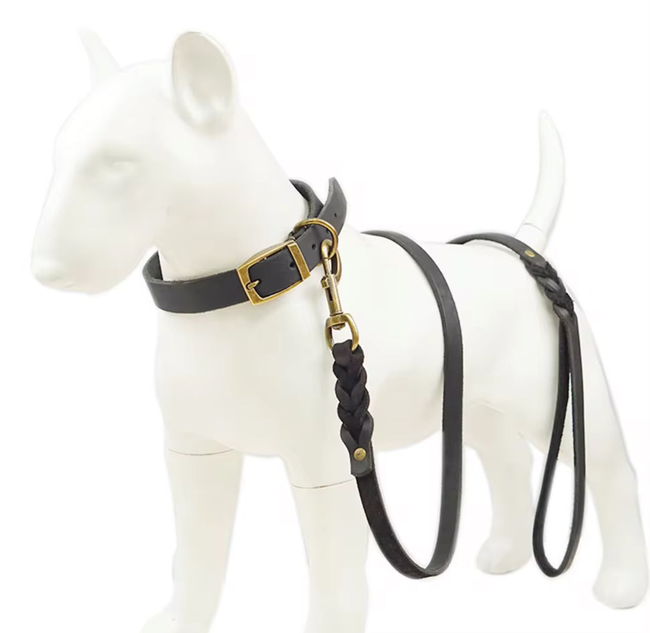 Stilrent hundkoppel med halsband – komfort möter elegans