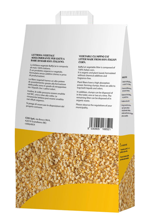 Baffy’s Vegetal – klumpbildande kattströ av majs