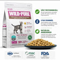 WILD-PURE frystorkat kattfoder med kyckling & fisk