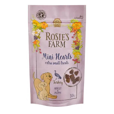 Rosie's Farm Puppy & Adult "Mini Hearts" Turkey